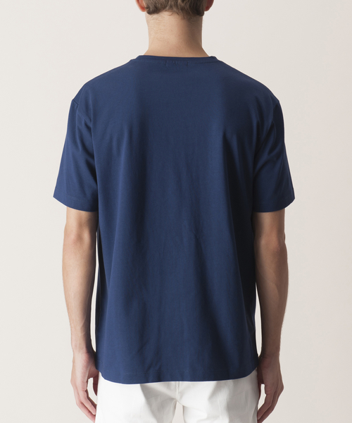 BLACK LABEL CRESTBRIDGE（ブラックレーベル・クレストブリッジ）の「ボックストロピカルプリントT（Tシャツ/カットソー・メンズ・オフホワイト/ネイビー・L/M）」の6枚目の写真