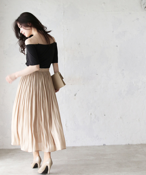 cawaii（カワイイ）の「サークルストラップのオフショルダートップス（Tシャツ/カットソー・レディース・ブラック・FREE）」の7枚目の写真