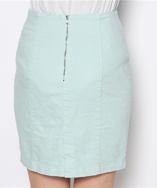 Another Edition（アナザーエディション）の「AE カラーDNM タイト SK（スカート・レディース・オフホワイト/イエロー/ライトブルー・SMALL/MEDIUM）」の7枚目の写真