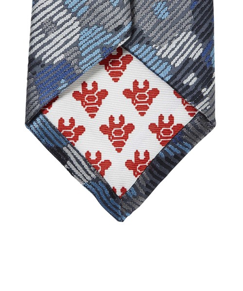 giraffe（ジラフ）の「レトロフラワーチップタイ BLUE（ネクタイ・メンズ・ブルー・FREE）」の4枚目の写真