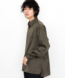 STUDIOUS | 【STUDIOUS】パウダーサテンビッグシルエットシャツ(シャツ/ブラウス)