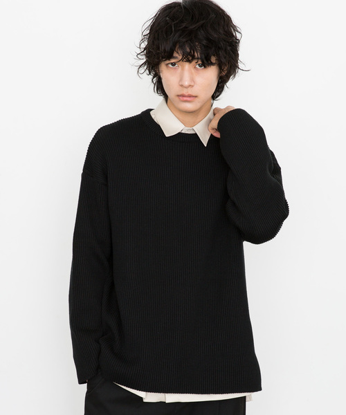 STUDIOUS(ステュディオス)の「【STUDIOUS】パウダーサテンビッグシルエットシャツ(シャツ/ブラウス・メンズ・ブラック/ベージュ/ネイビー/カーキ・1/2/3)」の16枚目の写真