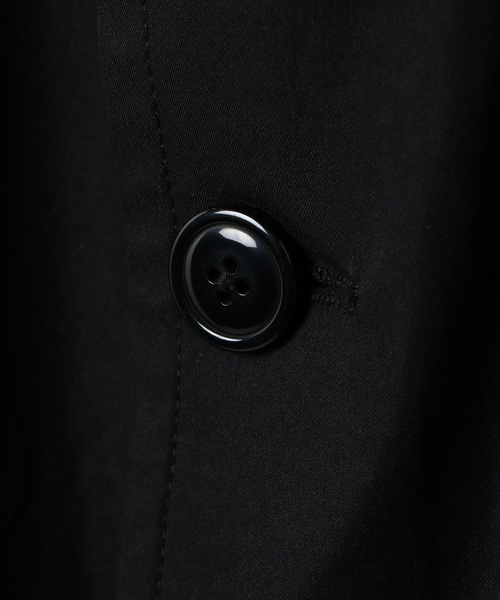 VENCEEXCHANGE（ヴァンスエクスチェンジ）の「ロングフーディーコート（モッズコート・メンズ・ブラック・MEDIUM/LARGE）」の2枚目の写真