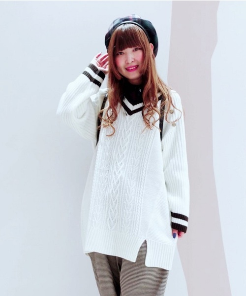 Axes Femme アクシーズファム の チルデンニットワンピ ワンピース Wear