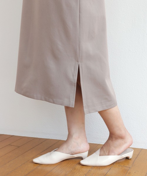 andme（アンドミー）の「きれいめツイルVネックキャミワンピース（ワンピース・レディース・グレー系その他/ベージュ系その他/ダークカーキ/ブラック/ネイビー・M）」の21枚目の写真