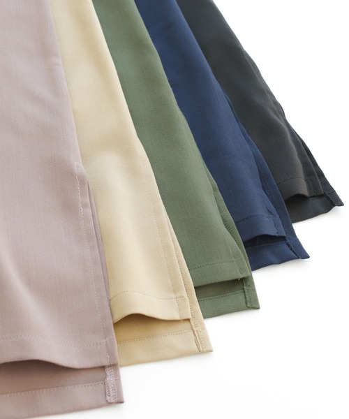 andme（アンドミー）の「きれいめツイルVネックキャミワンピース（ワンピース・レディース・グレー系その他/ベージュ系その他/ダークカーキ/ブラック/ネイビー・M）」の12枚目の写真