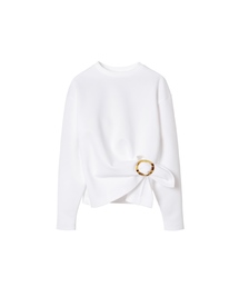 LE CIEL BLEU（ルシェルブルー）の「Buckle Detail Sweatshirt