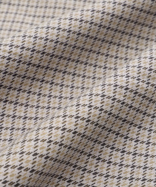 EMMA CLOTHES（エマクローズ）の「LINEN×COTTONストレッチタックアンクルワイドパンツ（その他パンツ・メンズ・ブラック/ベージュ/ネイビー/ライトオリーブ/グレー系その他/チェック・S/M/L）」の11枚目の写真