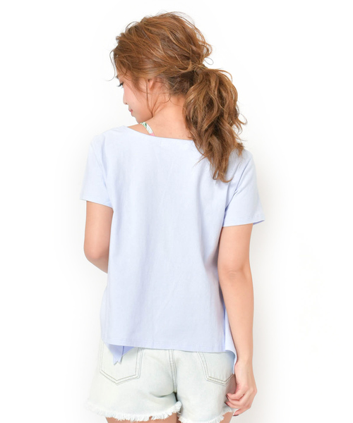 rip curl（リップカール）の「【RIP CURL リップカール】レディースロゴショート丈Tシャツ ビックシルエット（Tシャツ/カットソー・レディース・ホワイト/ピンク/ラベンダー・MEDIUM/LARGE）」の13枚目の写真