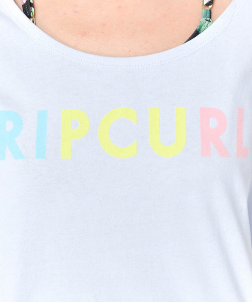 rip curl（リップカール）の「【RIP CURL リップカール】レディースロゴショート丈Tシャツ ビックシルエット（Tシャツ/カットソー・レディース・ホワイト/ピンク/ラベンダー・MEDIUM/LARGE）」の16枚目の写真