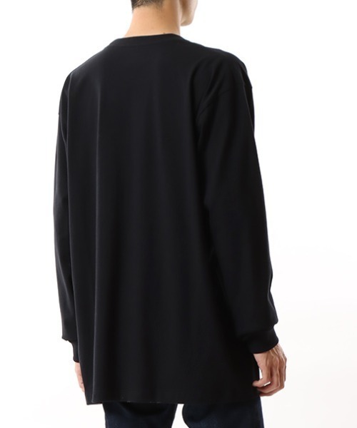HANES(ヘインズ)の「HANES/ヘインズ BEEFY-T ロンTEE 長袖Tシャツ Sサイズ~XLサイズ H5186(Tシャツ/カットソー・メンズ・ホワイト/ブラック/ヘザーグレー/グレー/ネイビー・S/M/L/XL/LL)」の13枚目の写真