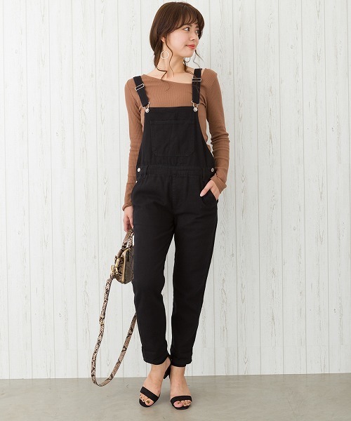 SpRay（スプレイ）の「オーバーオール（サロペット/オーバーオール・レディース・オフホワイト/ブルー/ブラック/ネイビー/サックスブルー・LARGE/MEDIUM）」の3枚目の写真