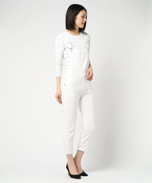 SpRay（スプレイ）の「オーバーオール（サロペット/オーバーオール・レディース・オフホワイト/ブルー/ブラック/ネイビー/サックスブルー・LARGE/MEDIUM）」の10枚目の写真