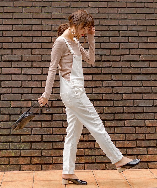 SpRay（スプレイ）の「オーバーオール（サロペット/オーバーオール・レディース・オフホワイト/ブルー/ブラック/ネイビー/サックスブルー・LARGE/MEDIUM）」の15枚目の写真