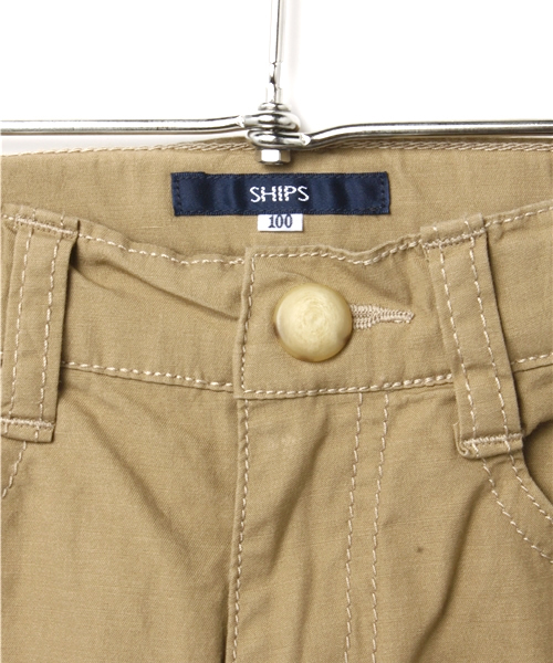 SHIPS(シップス)の「SHIPS KIDS:ストレッチ カーゴ 2014SS(kids)(カーゴパンツ・キッズ・カーキ/グリーン・120/110/130/100)」の4枚目の写真