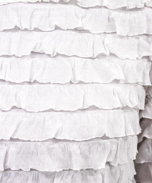 Chico（チコ）の「フリフリロンT（Tシャツ/カットソー・レディース・ホワイト/グレー/ライトグリーン/ネイビー・FREE）」の10枚目の写真