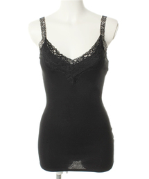 AZUL by moussy | 50/-CVCテレコワイドレースキャミ(キャミソール)