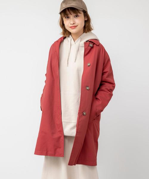 coen(コーエン)の「ライナー付きステンカラーコート(ステンカラーコート・レディース・ブラック/レッド/ベージュ・LARGE/MEDIUM)」の14枚目の写真