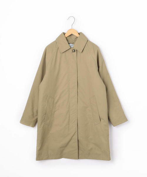 coen(コーエン)の「ライナー付きステンカラーコート(ステンカラーコート・レディース・ブラック/レッド/ベージュ・LARGE/MEDIUM)」の4枚目の写真