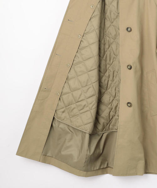 coen(コーエン)の「ライナー付きステンカラーコート(ステンカラーコート・レディース・ブラック/レッド/ベージュ・LARGE/MEDIUM)」の21枚目の写真