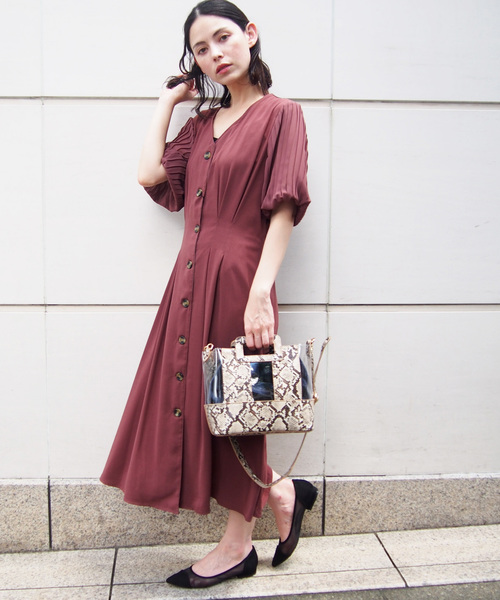 Piccin ピッチン のファッション ワンピース ワンピース セール ウエストタックワンピース ワンピース Piccin ピッチン のファッション ワンピース ワンピース セール ウエストタックワンピース ワンピース