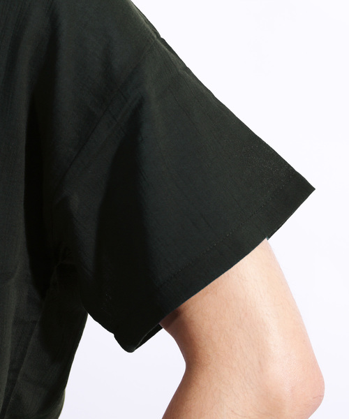 ８(eight)（エイト）の「和装Tシャツ 半袖 インナー（和装小物・メンズ・ブラック/ネイビー・MEDIUM/LARGE/X-LARGE）」の14枚目の写真