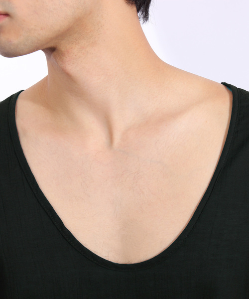 ８(eight)（エイト）の「和装Tシャツ 半袖 インナー（和装小物・メンズ・ブラック/ネイビー・MEDIUM/LARGE/X-LARGE）」の16枚目の写真