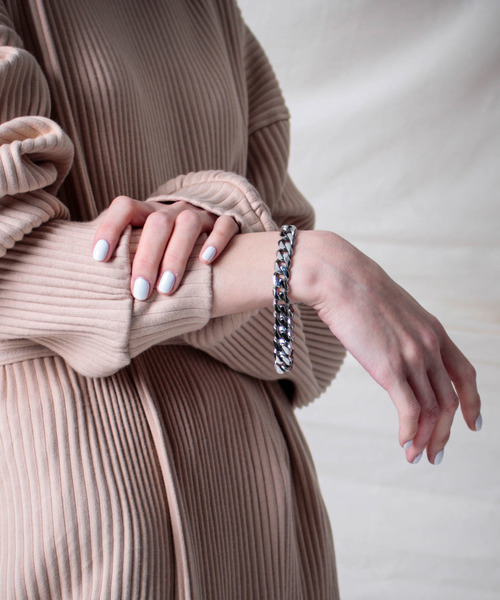 Anthe（アンテ）の「Anthe by yarka / stainless kihei chain bracelet（ブレスレット・メンズ・ブラック/シルバー/ゴールド・FREE）」の3枚目の写真