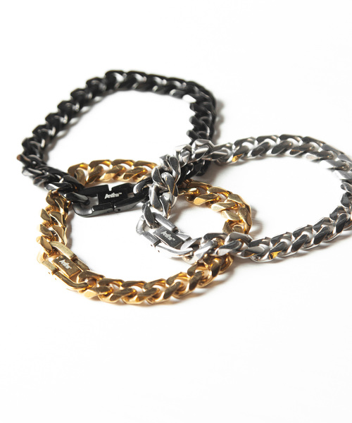Anthe（アンテ）の「Anthe by yarka / stainless kihei chain bracelet（ブレスレット・メンズ・ブラック/シルバー/ゴールド・FREE）」の13枚目の写真