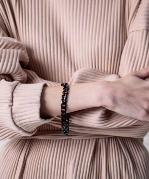 Anthe（アンテ）の「Anthe by yarka / stainless kihei chain bracelet（ブレスレット・メンズ・ブラック/シルバー/ゴールド・FREE）」の19枚目の写真