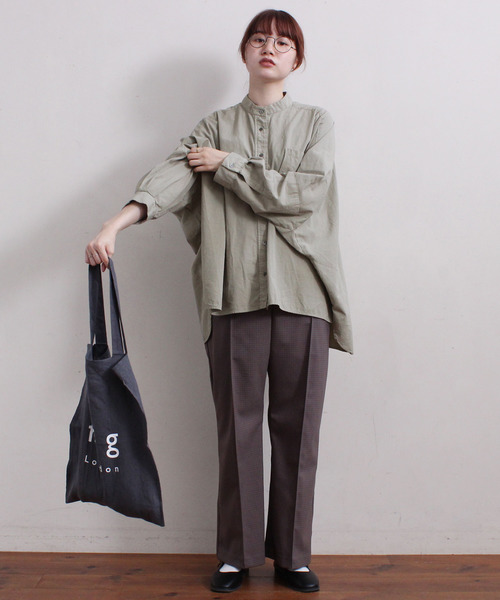 シャツ+ブラウス(長袖+七分) fig London - figlondon  Sam shirt fig London（フィグロンドン）の「Sam shirt（シャツ/ブラウス