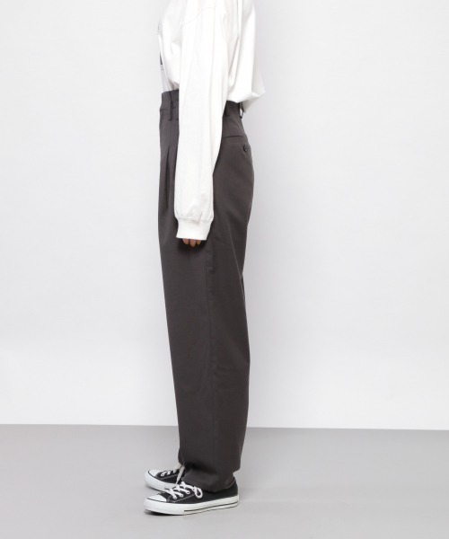 PAGEBOY（ページボーイ）の「セットアップ クリアツイルパンツ（その他パンツ・レディース・チャコールグレー/ベージュ/ターコイズブルー・SMALL/MEDIUM）」の11枚目の写真