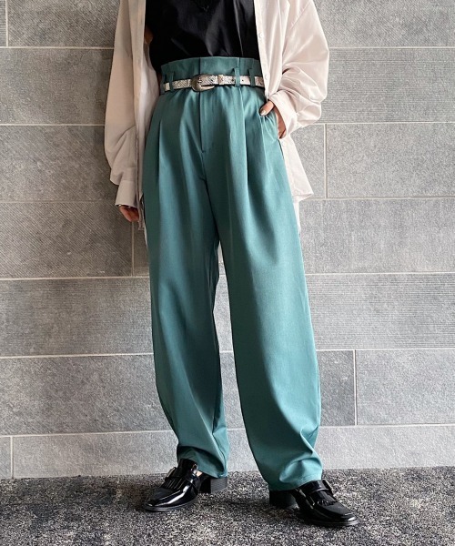 PAGEBOY（ページボーイ）の「セットアップ クリアツイルパンツ（その他パンツ・レディース・チャコールグレー/ベージュ/ターコイズブルー・SMALL/MEDIUM）」の20枚目の写真