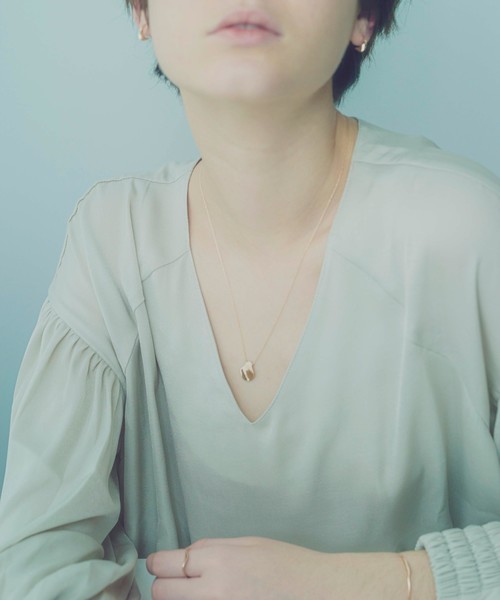 ete（エテ）の「〇K10YG フルイド ネックレス（ネックレス）」 - WEAR