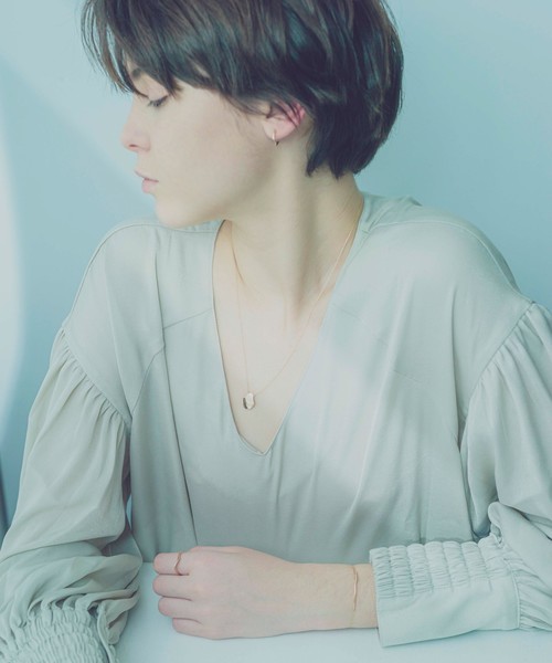 ete（エテ）の「〇K10YG フルイド ネックレス（ネックレス）」 - WEAR