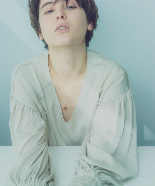 ete（エテ）の「〇K10YG フルイド ネックレス（ネックレス）」 - WEAR
