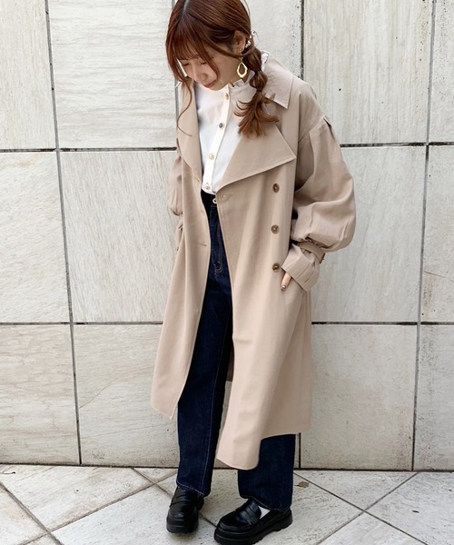 apres jour（アプレジュール）の「袖ボリュームトレンチコート【ZOZOTOWN限定アイテム】（トレンチコート・レディース・ベージュ/モカ/ミント・フリー）」の9枚目の写真