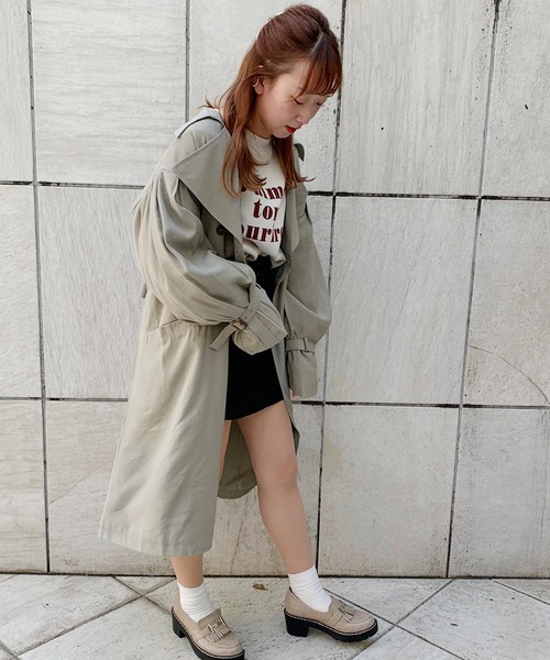 apres jour（アプレジュール）の「袖ボリュームトレンチコート【ZOZOTOWN限定アイテム】（トレンチコート・レディース・ベージュ/モカ/ミント・フリー）」の17枚目の写真