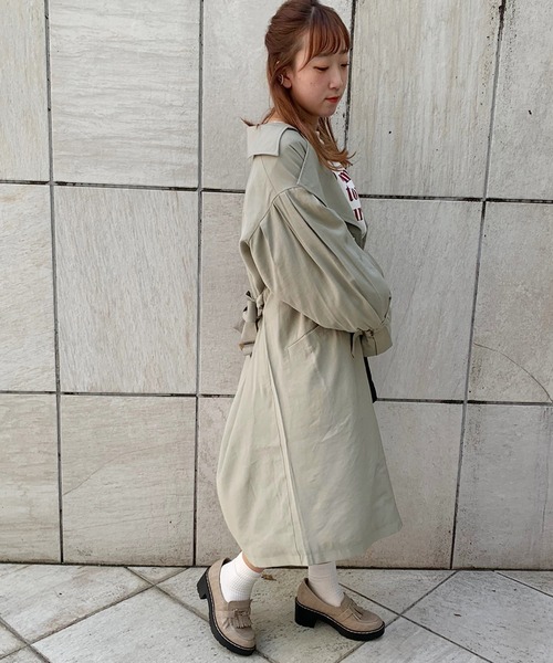 apres jour（アプレジュール）の「袖ボリュームトレンチコート【ZOZOTOWN限定アイテム】（トレンチコート・レディース・ベージュ/モカ/ミント・フリー）」の18枚目の写真