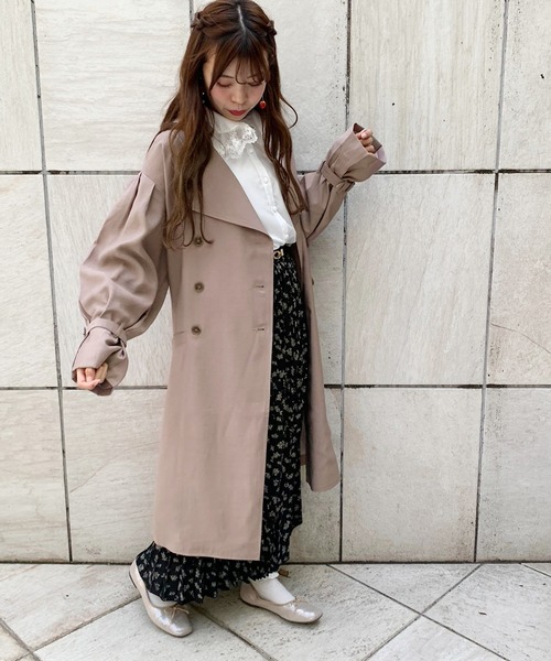 apres jour（アプレジュール）の「袖ボリュームトレンチコート【ZOZOTOWN限定アイテム】（トレンチコート・レディース・ベージュ/モカ/ミント・フリー）」の22枚目の写真