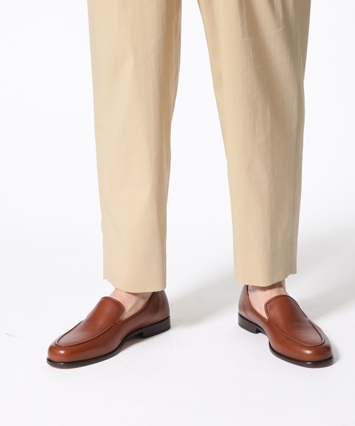 ADAM ET ROPE'（アダムエロペ）の「【Ramie blend】ワイドクロップドスラックス（スラックス・メンズ・ベージュ/ネイビー・S/M/L）」の7枚目の写真