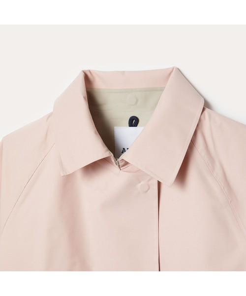 AIGLE（エーグル）の「透湿防水 ミスマノン コート（ステンカラーコート・レディース・ピンク/ベージュ・36/38/40）」の10枚目の写真