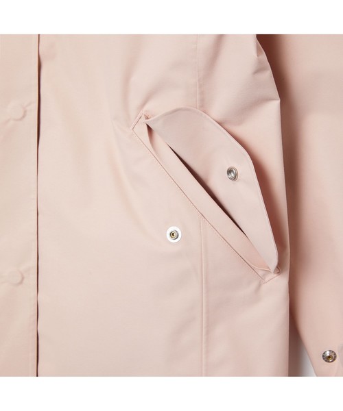 AIGLE（エーグル）の「透湿防水 ミスマノン コート（ステンカラーコート・レディース・ピンク/ベージュ・36/38/40）」の12枚目の写真