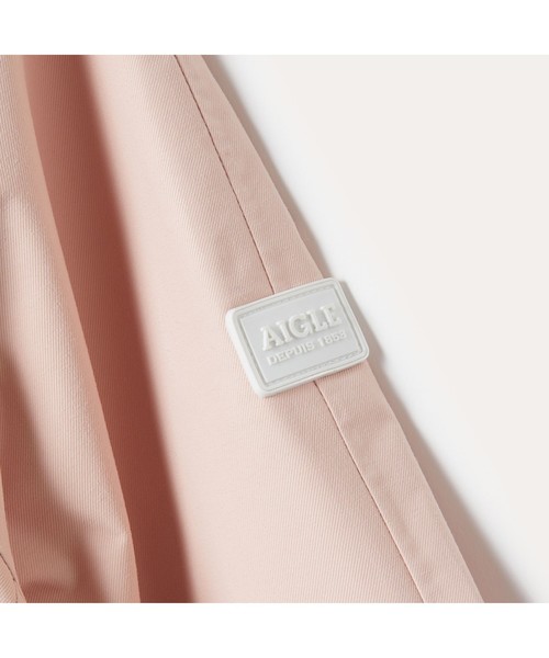 AIGLE（エーグル）の「透湿防水 ミスマノン コート（ステンカラーコート・レディース・ピンク/ベージュ・36/38/40）」の13枚目の写真