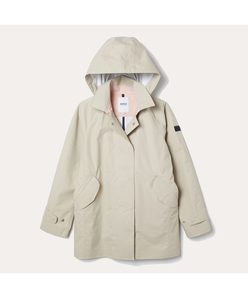 AIGLE（エーグル）の「透湿防水 ミスマノン コート（ステンカラーコート・レディース・ピンク/ベージュ・36/38/40）」の18枚目の写真