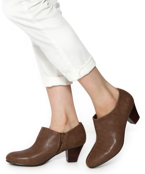 green label relaxing（グリーンレーベルリラクシング）の「GT スムースブーティ◆（ブーティ・レディース・モカ/ブラック・S(22.5)/M(23.5)/L(24.5)）」の9枚目の写真