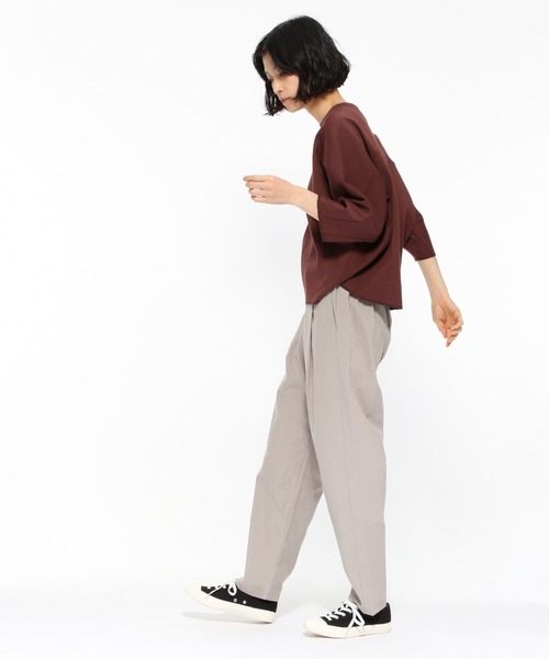 LAKOLE(ラコレ)の「リネン混リラックステーパードパンツ / LAKOLE(その他パンツ・レディース・ブラック/ライトブルー/ライトグレー/グリーン/ブラウン系その他/サンドグレー・SMALL/MEDIUM/LARGE)」の19枚目の写真