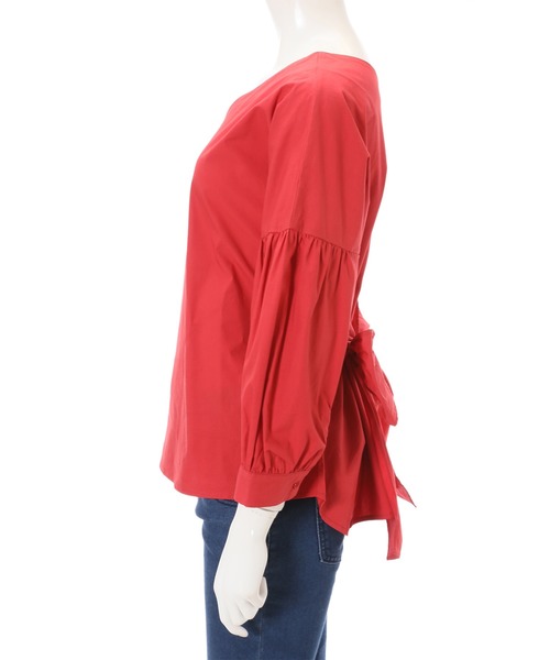 fifth（フィフス）の「バックシャンボリュームスリーブブラウス（シャツ/ブラウス・レディース・レッド・MEDIUM）」の5枚目の写真