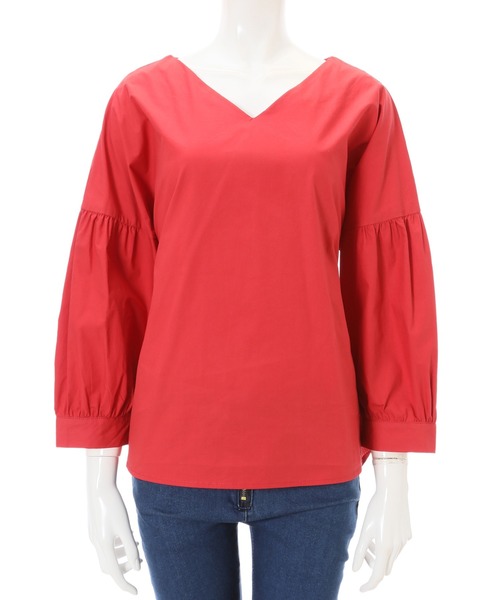 fifth（フィフス）の「バックシャンボリュームスリーブブラウス（シャツ/ブラウス・レディース・レッド・MEDIUM）」の7枚目の写真