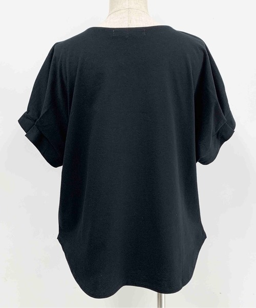 PICCIN(ピッチン)の「タックスリーブカットソー(Tシャツ/カットソー・レディース・ライトグレー/ブラック/ネイビー/オフホワイト・M)」の8枚目の写真